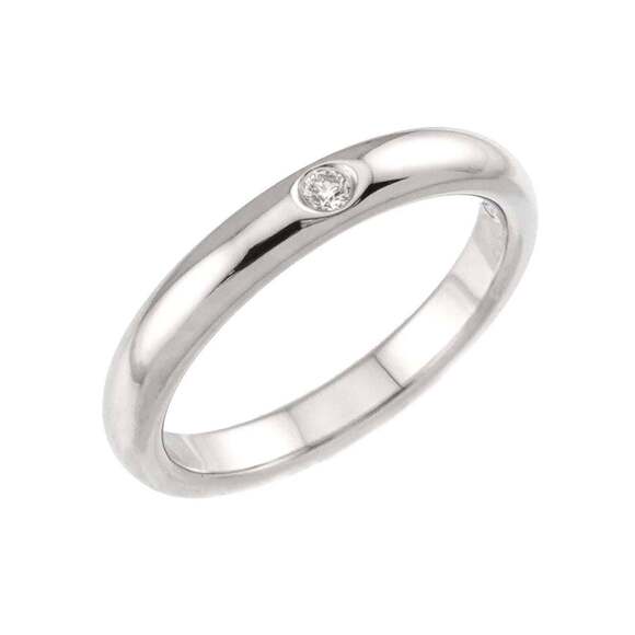 44ccddea-d0e8-4830-8d34-  TIFFANY Authentic Silver Diamond Ring